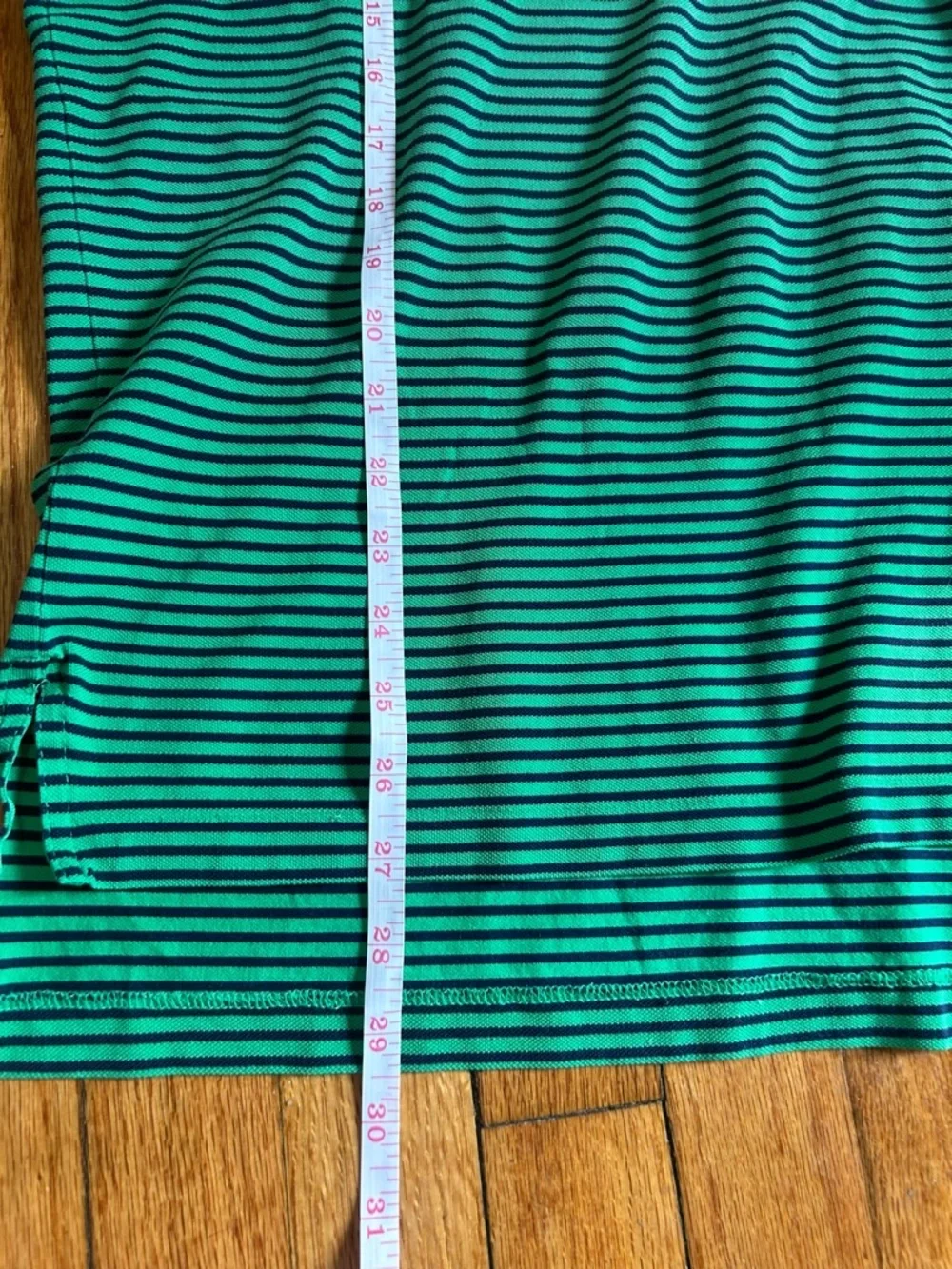 Polo Golf Ralph Lauren Green & Blue Striped Short Sleeve Polo Men’s M
